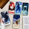 The T-Thing - John Carpenter Thriller Movie Phone Case For IPhone 17 Air 16 15 14 13 Pro Max 11 12 Black Silicone Cover