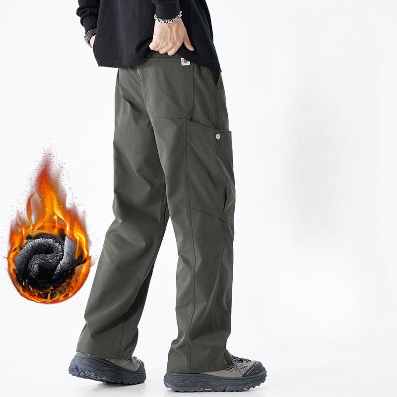 

Зимние повседневные брюки из бархата для мужчин Осень и зима Прямые повседневные брюки для мужчин Осень и зима Прямые брюки для мужчин Осень и зима XL