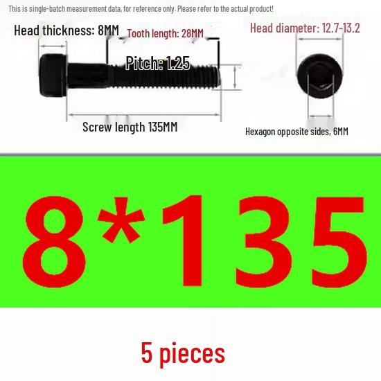High-Strength Grade 12.9 Internal Hex Head Screws M1.4-M20