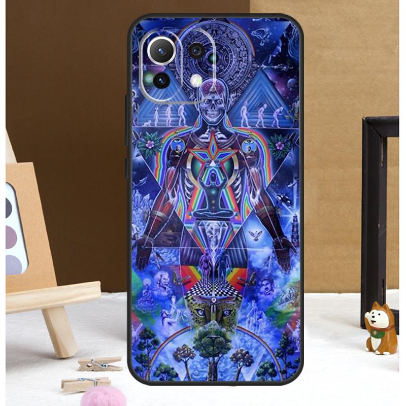 Mandala Chakra Insist Yoga Case For Xiaomi 14 Ultra 13 11T 12T 13T Pro 12 Lite POCO X6 Pro X3 X4 X5 M5s M6 F3 F5 Cover