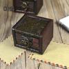 Wild Bluebell Small Wooden Lock Jewelry Holder Necklace Bracelet Storage Gift Box