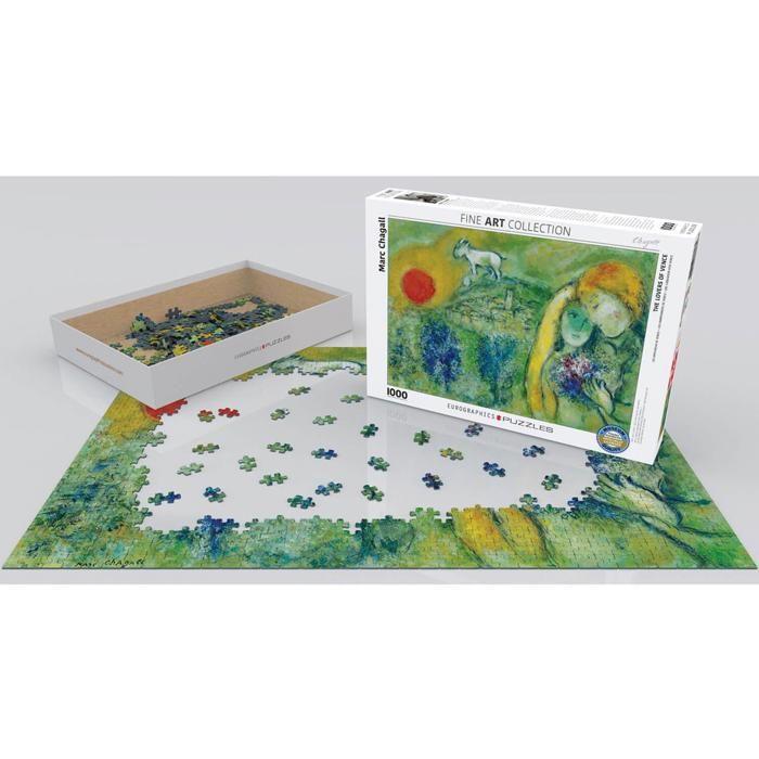 (EG60000848) - Eurographics Puzzle 1000 Pc - Chagall - Les Amoureux, Vence