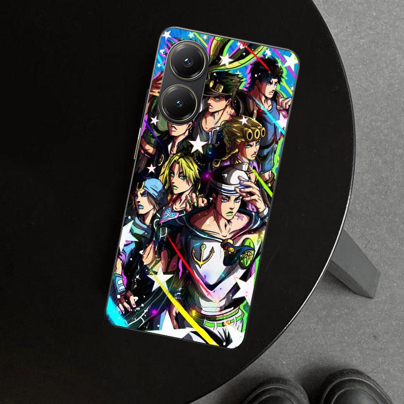 JoJo's Bizarre Adventure Hot Anime Phone Case Cover for Xiaomi Poco X6 X5 X7 Pro F7 Ultra Redmi 15C 15 13C 13 12C 12 10C 10 10A