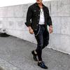Men's 2023 Autumn/Winter Slim Fit Multi-Pocket Workwear Jacket