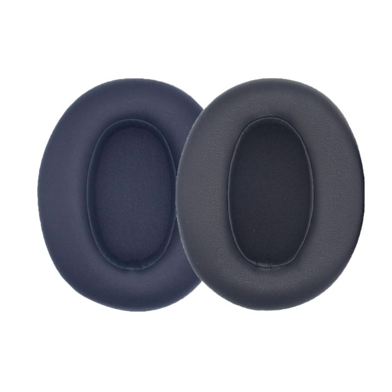 1 Pair Earphone Cover Ear Pads Headphone Cushion Protein Leather Earmuff for WH-XB910N XB910N Headset Replacemnt Part
