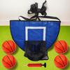 Adjustable Trampoline Basketball Hoop Soft Basketball Rebounder Hoop With 4 Balls Trampoline Parts For Kids Playground Family