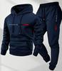 2025 Men's Hoodie & Joggers Set: Printed Logo, Loose Fit, Long Sleeve