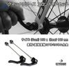 Rinda Quick Release Lever Set of 2 and for Tires and Road and Black (Front Rear) Hubs, Bikes, MTBs, Bicycles,