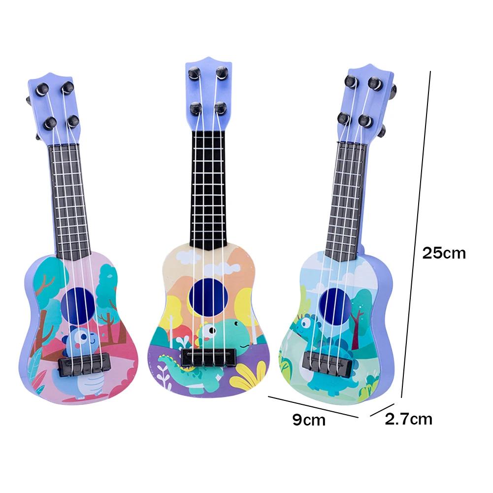 Guitar for Children Kids Musical Instruments Ukulele Guitar Toy SmallFour String Education Toys for Girls Boys Enlightenment