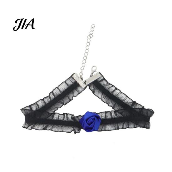 Atmospheric Photo Hairband Halloween Spider Web Headband, Black Lace Choker Collar with Rose, Adults Teenagers Costume Accessory for Women Girls,