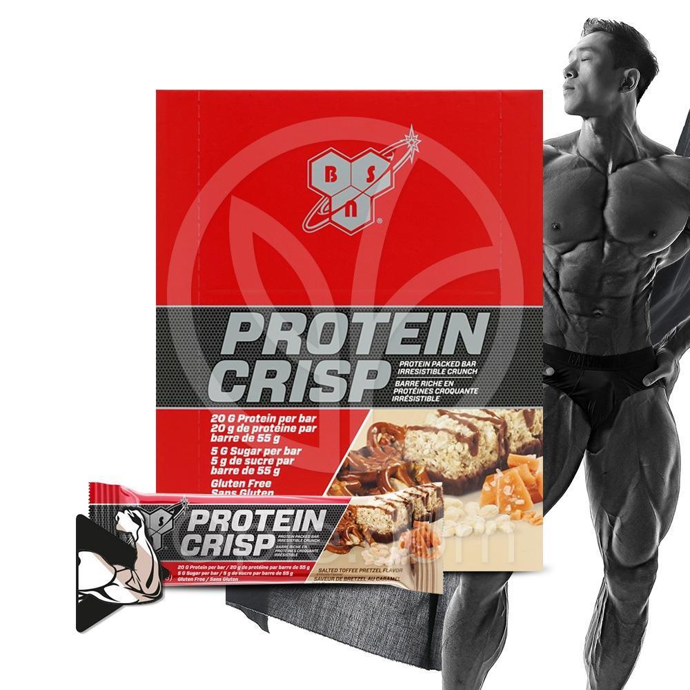 

Protein Crisp Protein Packed Bar Salted Toffee Pretzel, 12 Bars