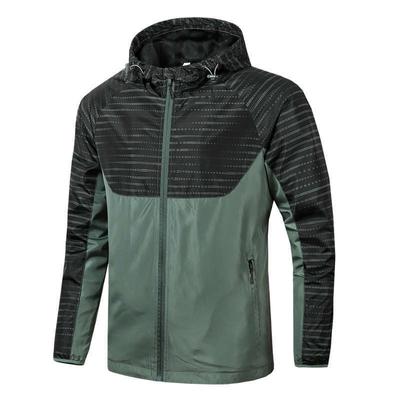 Sportowy płaszcz typu trench męski, nowy na wiosnę i jesień, swobodny płaszcz, nowy, outdoorowy, oddychający, luźny, z długim rękawem, do biegania