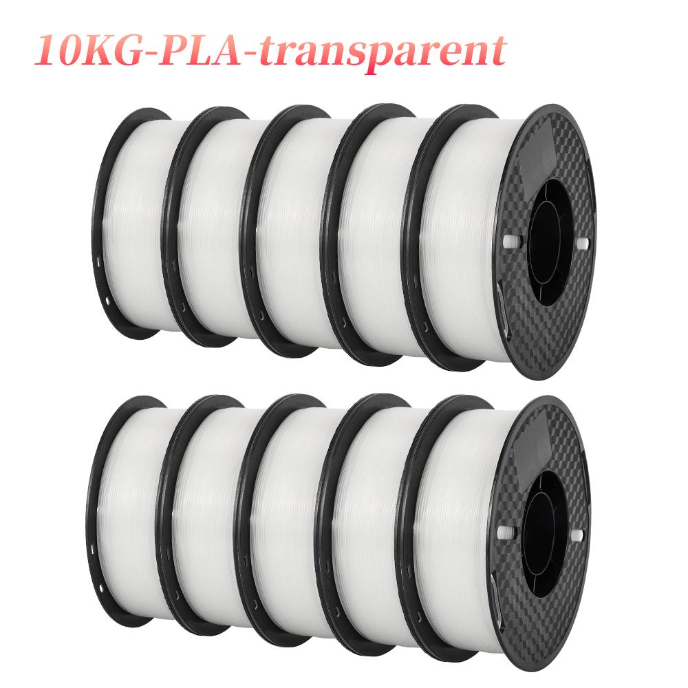 KINGROON 22LBS PETG veya PLA filament 3D Yazıcı Filament 10 Rulo 1KG 1.75MM Çevre Dostu İyi Tokluk Karışık Renk Ücretsiz Kargo