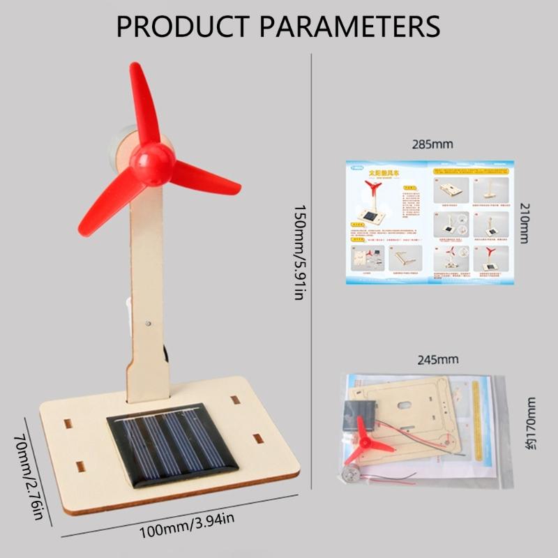 Kits Science Toy DIY Solar Energy Fan Model Kits Science Experiment For Exploration Educational STEM Toy