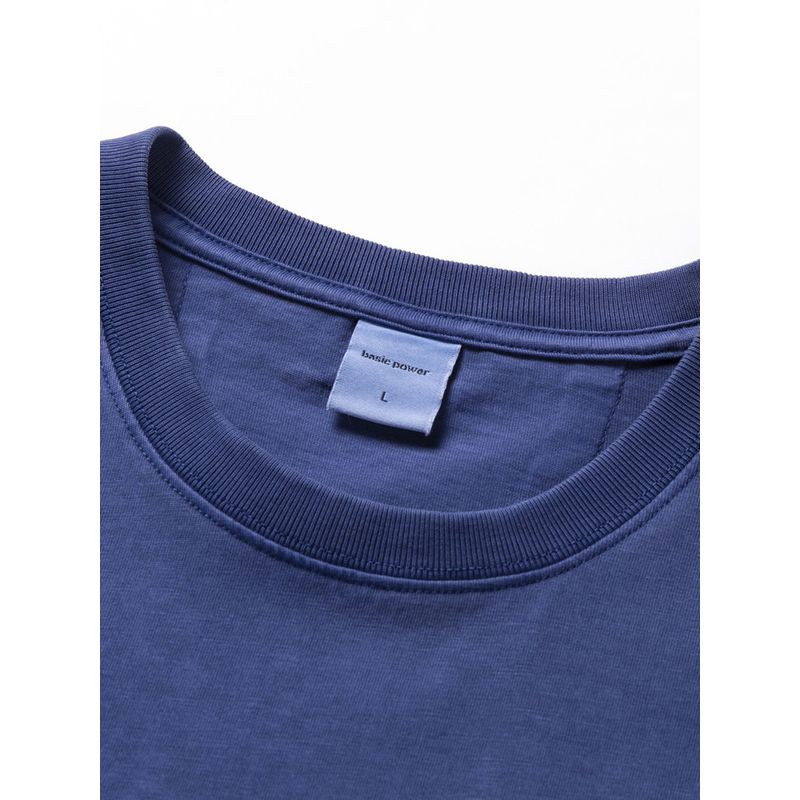 American Vintage 300G Heavy High Weight Cotton Embroidery T-shirt Men's Short Sleeve Bottoming Foreign Trade Men's Cotton T-shirt