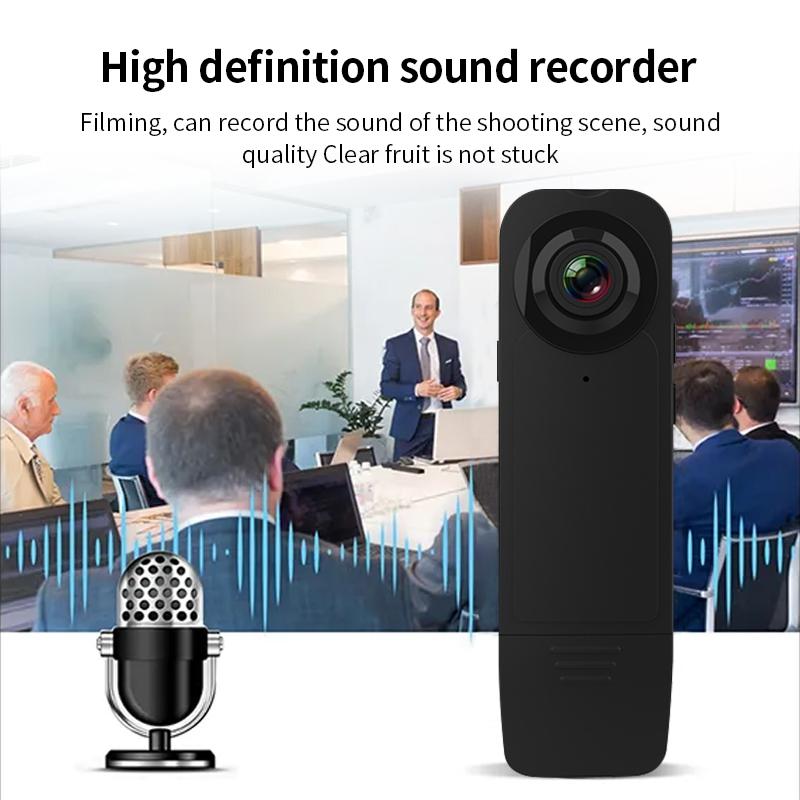 4K HD Handheld Outdoor Sports Cam, Mini Pen-Sized IR Night Vision Camcorder, Portable Body Worn DV Recorder