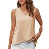 Women's Color Breathable High,end Sleeveless Vest Top