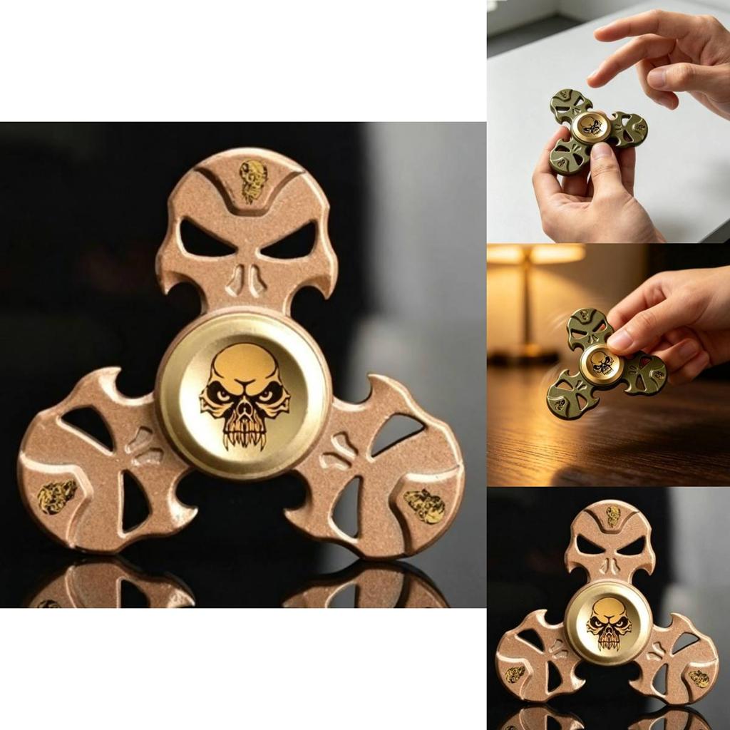 Legierter Fidget Spinner Stressabbau-Spielzeug für Kinder und Erwachsene Perfekt für Büropausen