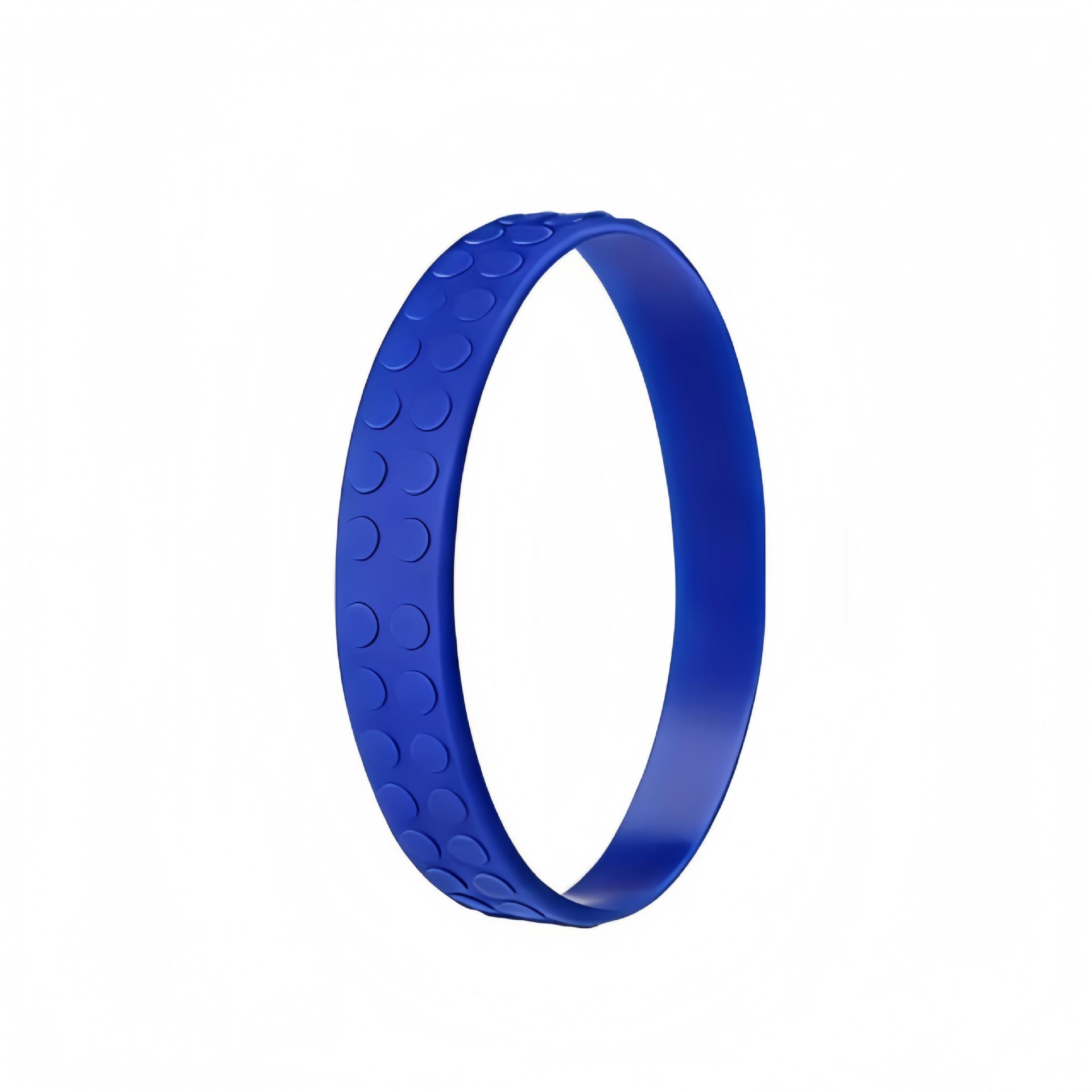 Мягкий силиконовый браслет с узором из строительных блоков – Высокоэластичный, не сворачивается, с выпуклыми точками для вечеринки взрослых и детей