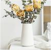 Vase Stylish Nordic Ceramic Flower Container Single Decorative Home Decor White 15CM