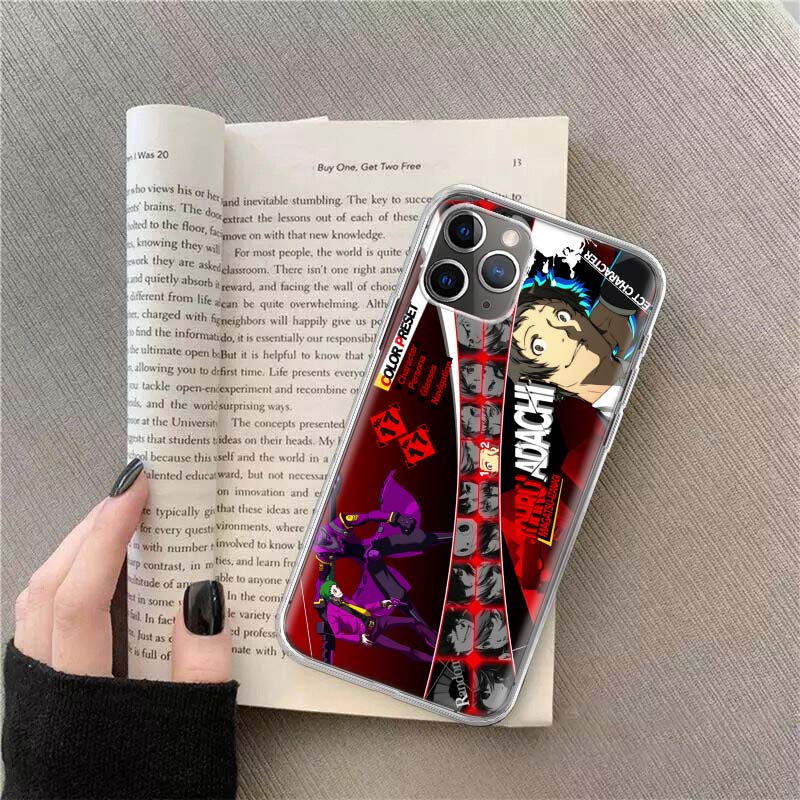 

Persona 4 Anime Phone For Apple Iphone 12 13 Mini 15 Pro Max 11 Pro 14 Plus 16 Pro Max 16E Case Shell Cover Clear TPU Protectiv iPhone 14 Pro