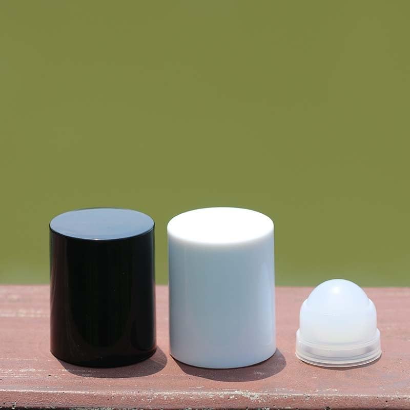 2Pcs Brown 50ml Glass Essential Oil Roller Bottles Refillable Roll on Bottles Empty Deodorant Bottle Containers Rollerball Bottles Beauty and