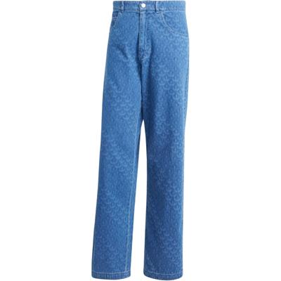 Originals Pattern Print Mid-Rise Straight Leg Casual Pants Men Bottoms Blue IX6720