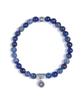 Ramolin India Gemstone Silver Bracelet Placid Sea
