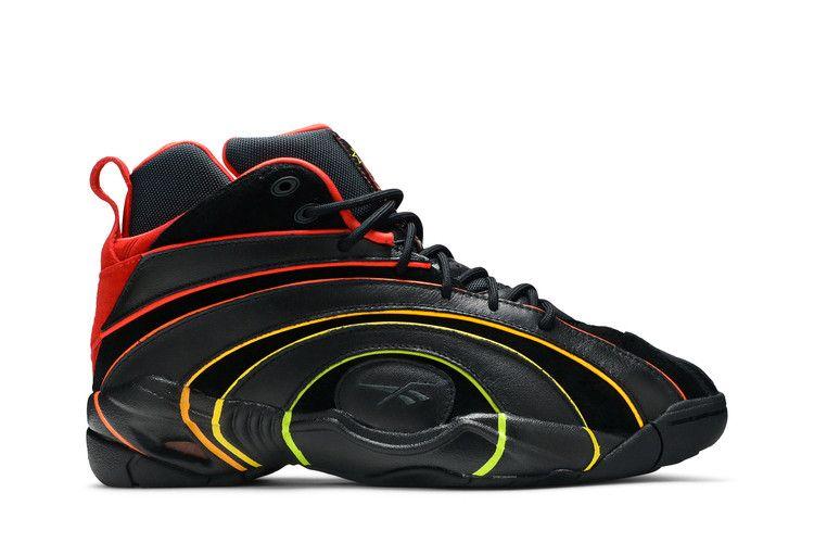 Men's Sneakers Reebok Shaqnosis Hot Ones Black/True Grey 8-Canton Red