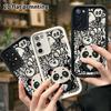 Phone Case: 2D Flat Samsung Galaxy A34 A35 M05 M06 S20 S22 S21 FE Plus 5G Protective Case, Panda, Christmas and Halloween Gift