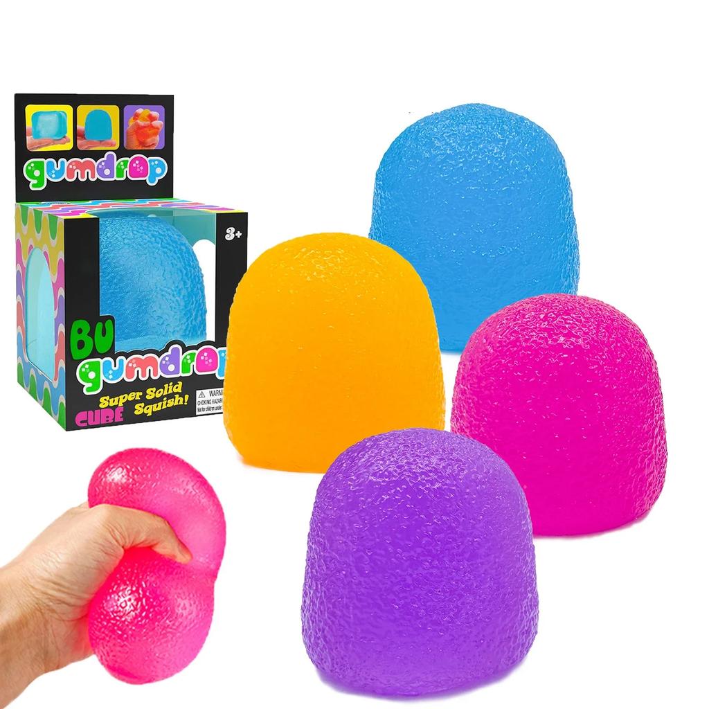 Squishy Simulated Square Bread Squeeze Toy Stress Relief Slow Rising Small Toast Sensory Fidget Toys For Anxiety Adhd Kids Adult