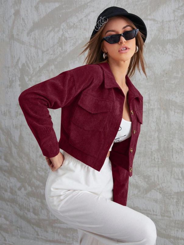2024 Women's Casual Trendy Autumn/Winter Retro Fashion Cardigan Coat
