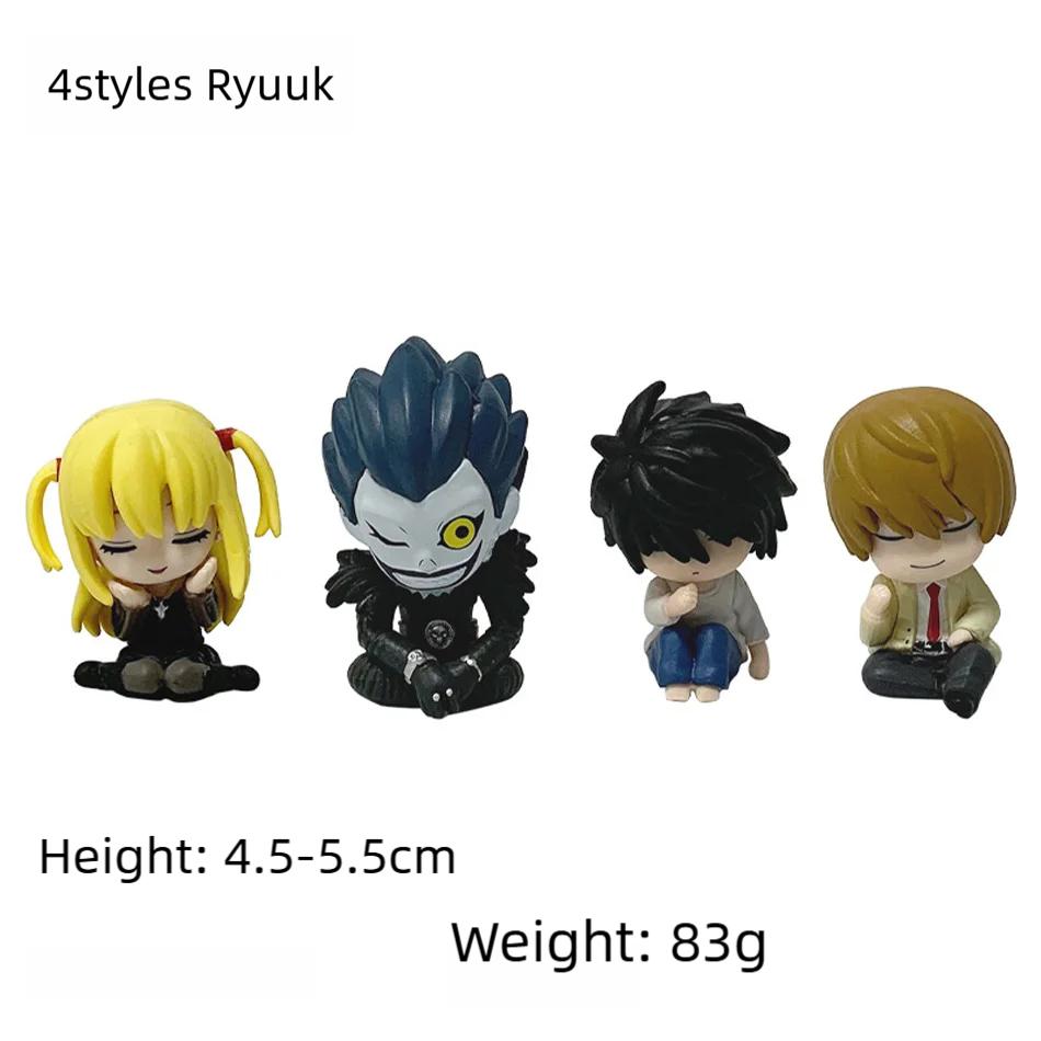 6 types of Bleach figurines Ryuuk Death Note figuries Yagami Rem anime-related model ornaments and toys