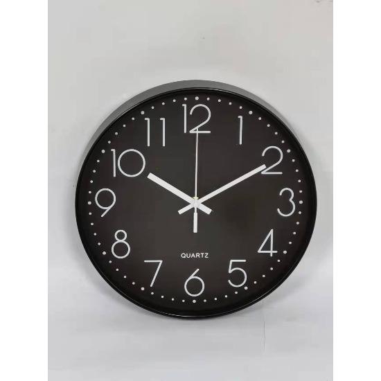 14 Inch 35CM Plastic Silent Wall Clock, Creative and Fashionable Living Room Three-dimensional Digital Scale Wall Clock