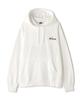 AVIREX EMBROIDERY LOGO & WISHES PULLOVER HOODIE(WEB&DEPOT Exclusive) 783-4231010 XL white