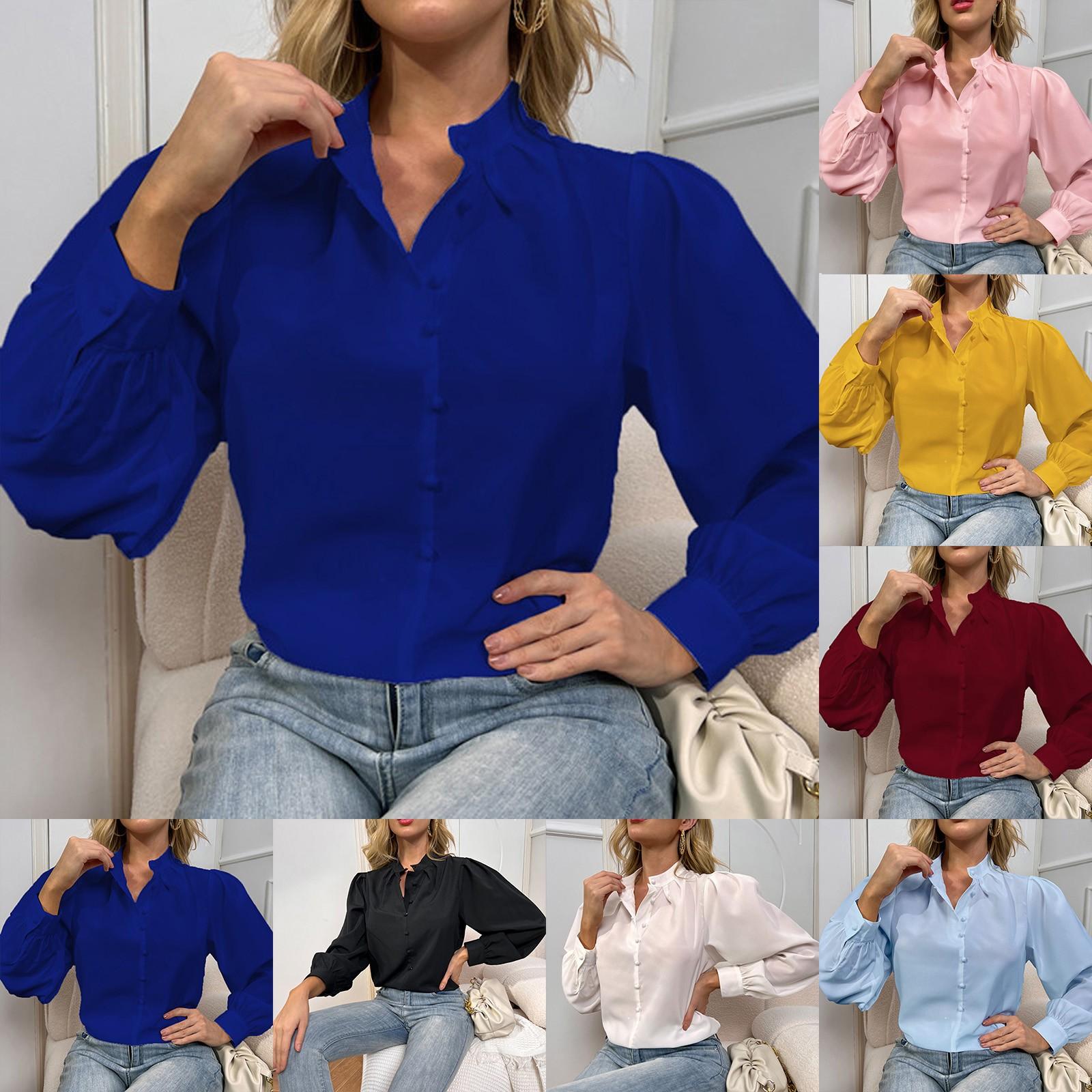 

Женский однотонный пуловер с круглым вырезом и длинными рукавами на пуговицах, 2022