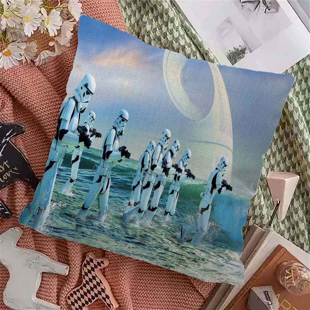 S-Stars S-Stormtrooper Cushion Cover Inches Farmhouse Decor Home Throw Pillow Covers for Couch Decorations