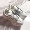 MLB Big Ball Chunky Retro Print Shock Absorbing Non-Slip Wear-Resistant Lightweight Increased Height Low-Top Dad Shoes Unisex sneaker 32SHC1011-50I