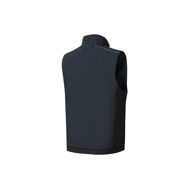 Fila Athletics Lightweight Solid Color Two-Piece Down Jacket Men Outerwear Deep-Black A11M245910FBK