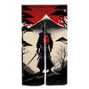 Width 85cm X Length 170cm Samurai Armor Mount Fuji Noren Store Interior
