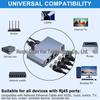 1000 Mbps Gigabit Network Switch Splitter: 1-In-2-Out and 1-In-4-Out