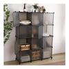 [Space-Saving Dustproof Storage Rack] TITIROBA Storage Shelf with Door, Storage Rack, Shelf, Easy Assembly, Large Capacity, Organizing Shelf, Clothes