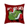 Christmas Happy Throw Pillow Cover, 18 X 18 Inch, Winter Holiday Cushion Cover Sofa Decor