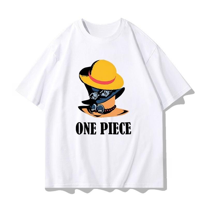 ONE PIECE Joint Tshirt Mens and Womens Summer Peripheral Clothes ACE Sanji Luffy Zoro Shortsleeved Childrens Clothes