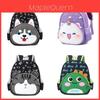 Kids Animal Cartoon Nylon Backpack With Breathable Durable Design For Preschool Children