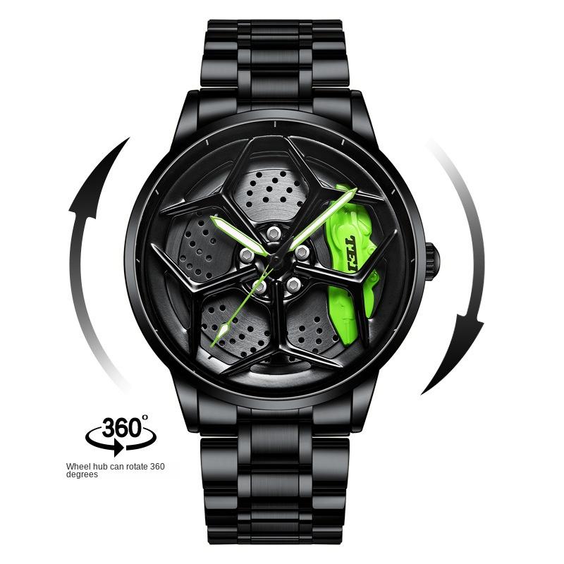 Ceas cu butuc de roată autentic SVJ, tridimensional, gol Tc5, etrieri forjați pentru mașină, modificat și rezistent la apă.