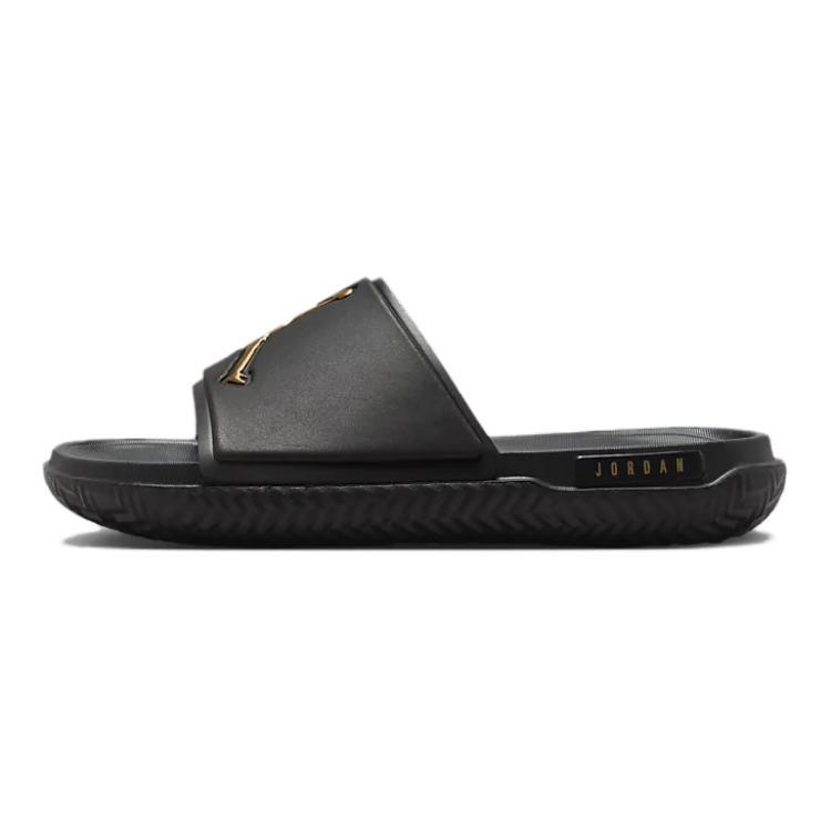 (GS) Air Jordan Jumpman Slide Black Metallic Gold Kids FQ1597-007 EU 37.5
