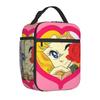 Candy Candy Heart Anime Insulated Lunch Bags Cooler Bag Reusable Large Tote Lunch Box Bento Pouch Beach Travel
