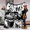 1pc K Pop, Cortis Outdoor Personalized Flannel Blanket, Soft, Lightweight Personalized Flannel Blanket, Digital Printing,