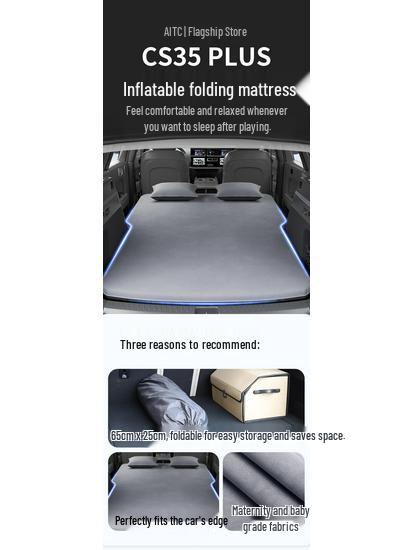 Letto gonfiabile per auto per Changan CS35 PLUS - Materasso per sedile posteriore e Tappetino per dormire nel bagagliaio